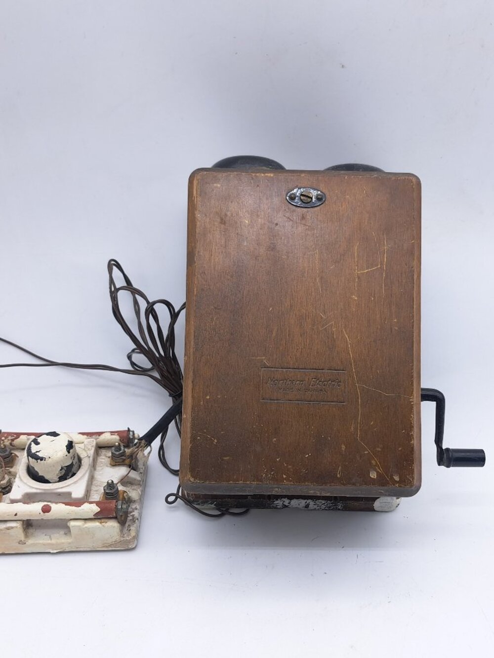 Vintage Wooden Telephone Ringer Box N515H